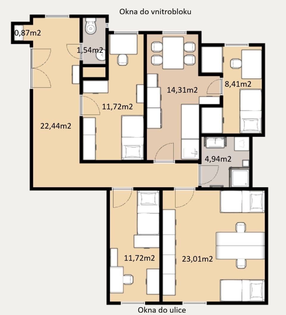 Prodej bytu 4+1 100 m², Bubenská, Praha, Praha Prodej bytu 4+1 100 m², Bubenská, Praha, Praha