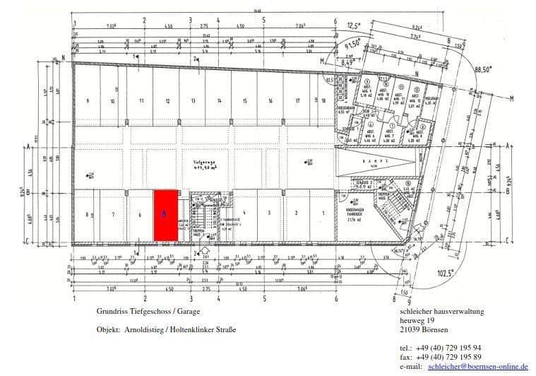 Pronájem garáže, Holtenklinker Straße 76-78, Hamburg Bergedorf, Hamburg Pronájem garáže, Holtenklinker Straße 76-78, Hamburg Bergedorf, Hamburg