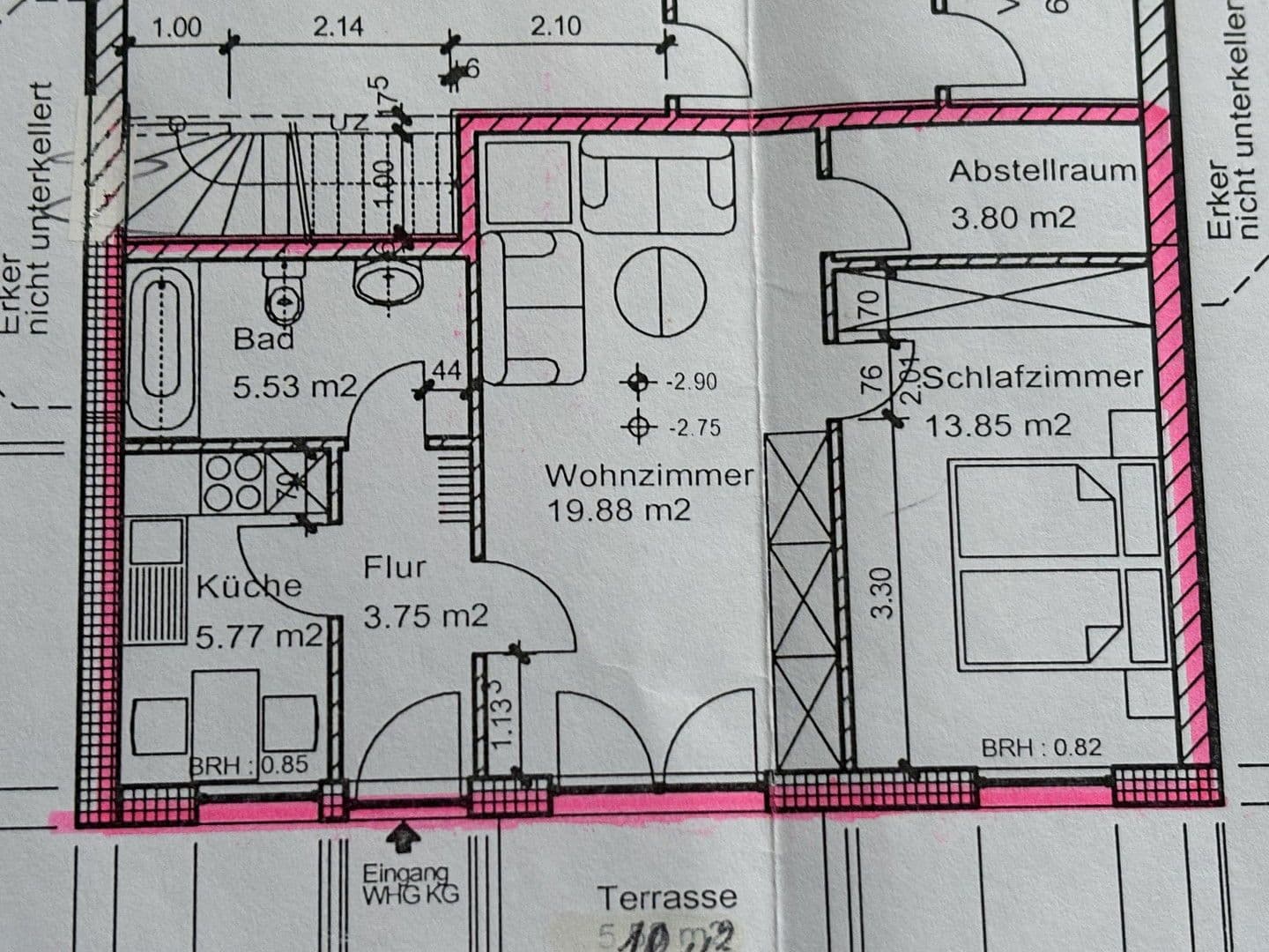 Pronájem bytu 2+1 55 m², Hückeswagen, Severní Porýní-Vestfálsko Pronájem bytu 2+1 55 m², Hückeswagen, Severní Porýní-Vestfálsko