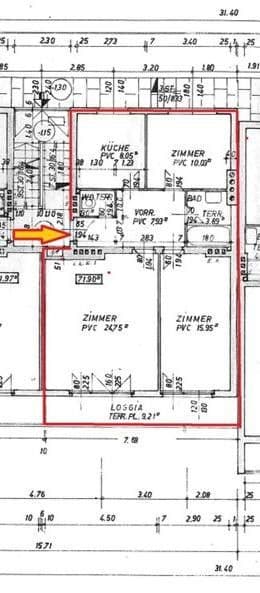 Pronájem bytu 3+1 72 m², Prießnitzgasse 6, Mödling, Dolní Rakousko Pronájem bytu 3+1 72 m², Prießnitzgasse 6, Mödling, Dolní Rakousko