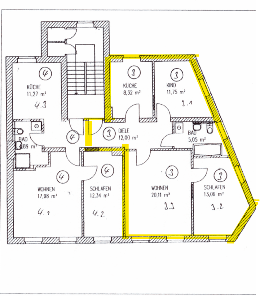 Pronájem bytu 3+1 71 m², Klosterstraße 9a, Žíč, Sasko-Anhaltsko Pronájem bytu 3+1 71 m², Klosterstraße 9a, Žíč, Sasko-Anhaltsko