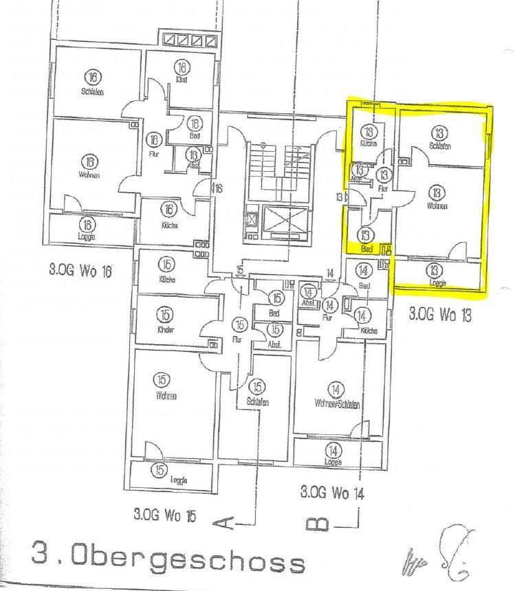 Prodej bytu 2+1 48 m², Geisenheimer Straße 96, Frankfurt, Hessen Prodej bytu 2+1 48 m², Geisenheimer Straße 96, Frankfurt, Hessen