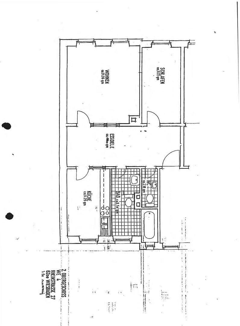 Prodej bytu 2+1 74 m², Rheinstaße 27, Wiesbaden, Hessen Prodej bytu 2+1 74 m², Rheinstaße 27, Wiesbaden, Hessen