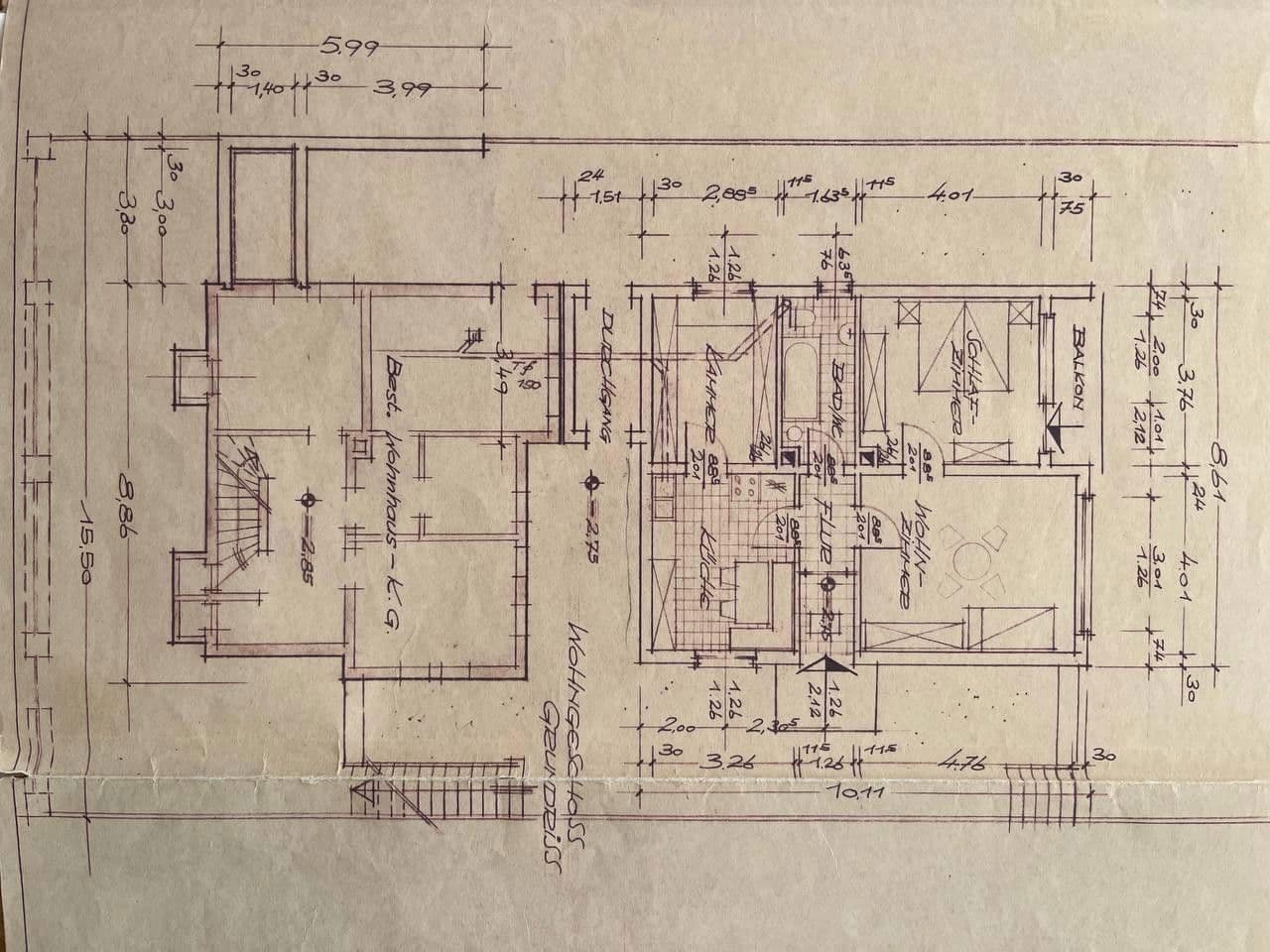 Prodej domu 140 m², pozemek 542 m², Baumbuschstr. 31 und 31 a, Rodalben, Porýní-Falc Prodej domu 140 m², pozemek 542 m², Baumbuschstr. 31 und 31 a, Rodalben, Porýní-Falc