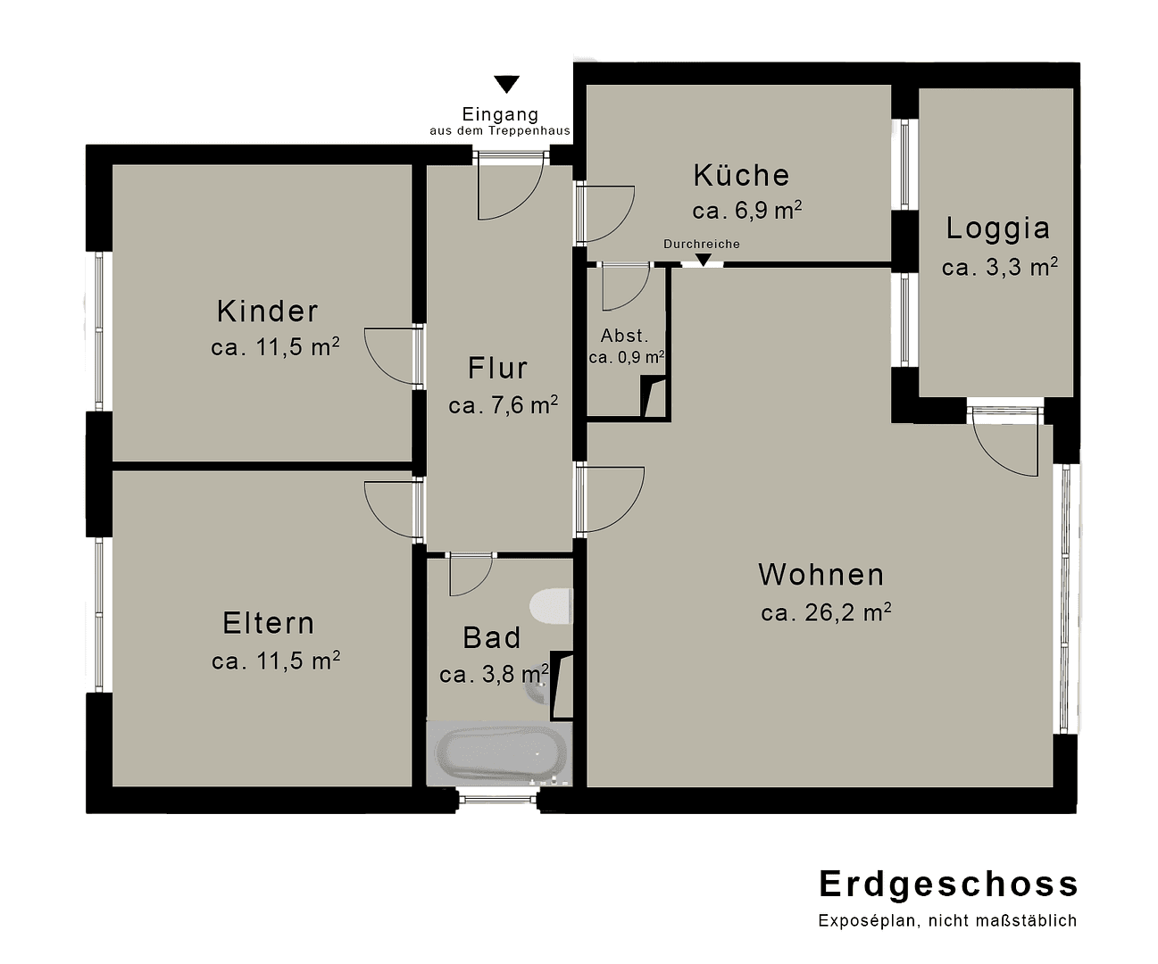 Prodej bytu 3+1 70 m², Bremen, Bremen Prodej bytu 3+1 70 m², Bremen, Bremen