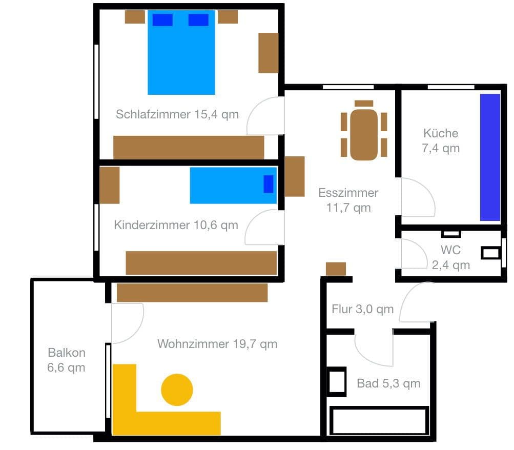 Prodej bytu 3+kk 77 m², Marbach am Neckar, Bádensko-Württembersko Prodej bytu 3+kk 77 m², Marbach am Neckar, Bádensko-Württembersko