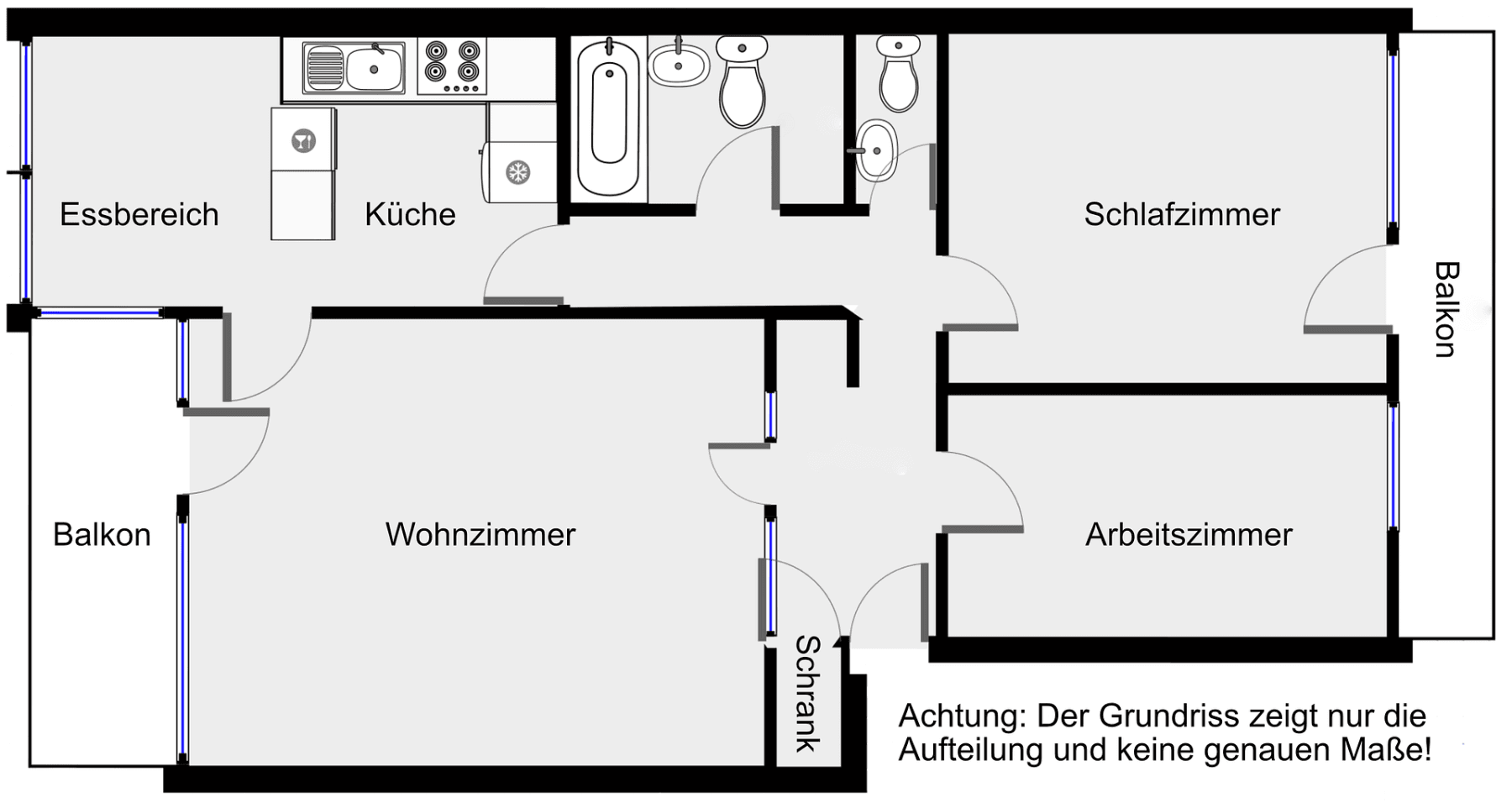 Pronájem bytu 3+1 85 m², Bremen, Bremen Pronájem bytu 3+1 85 m², Bremen, Bremen