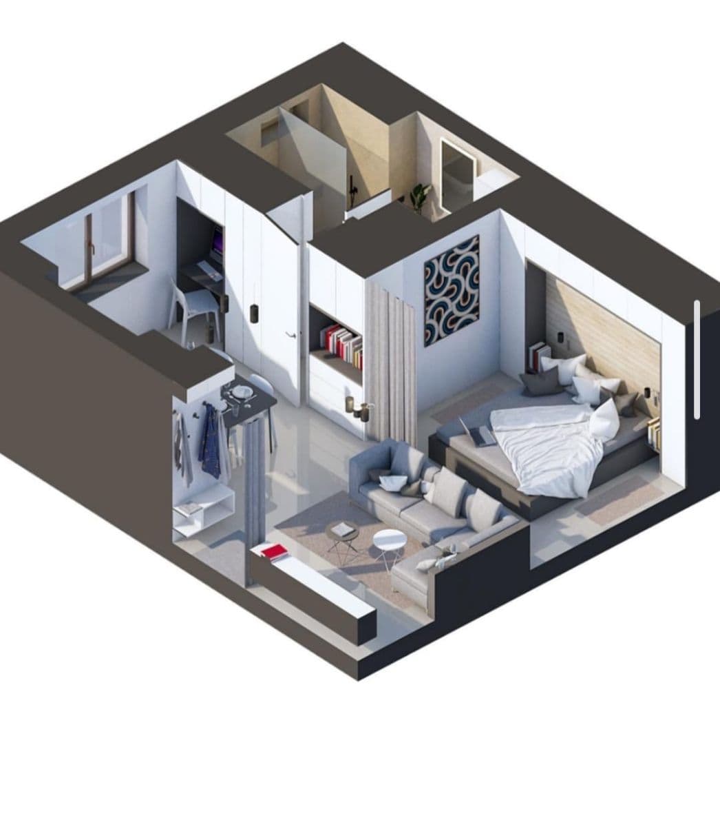 Pronájem bytu 1+kk 40 m², Loučná, Brno, Jihomoravský kraj Pronájem bytu 1+kk 40 m², Loučná, Brno, Jihomoravský kraj