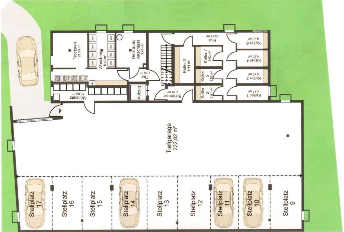 Pronájem bytu 3+1 69 m², Herzogenrath, Severní Porýní-Vestfálsko Pronájem bytu 3+1 69 m², Herzogenrath, Severní Porýní-Vestfálsko