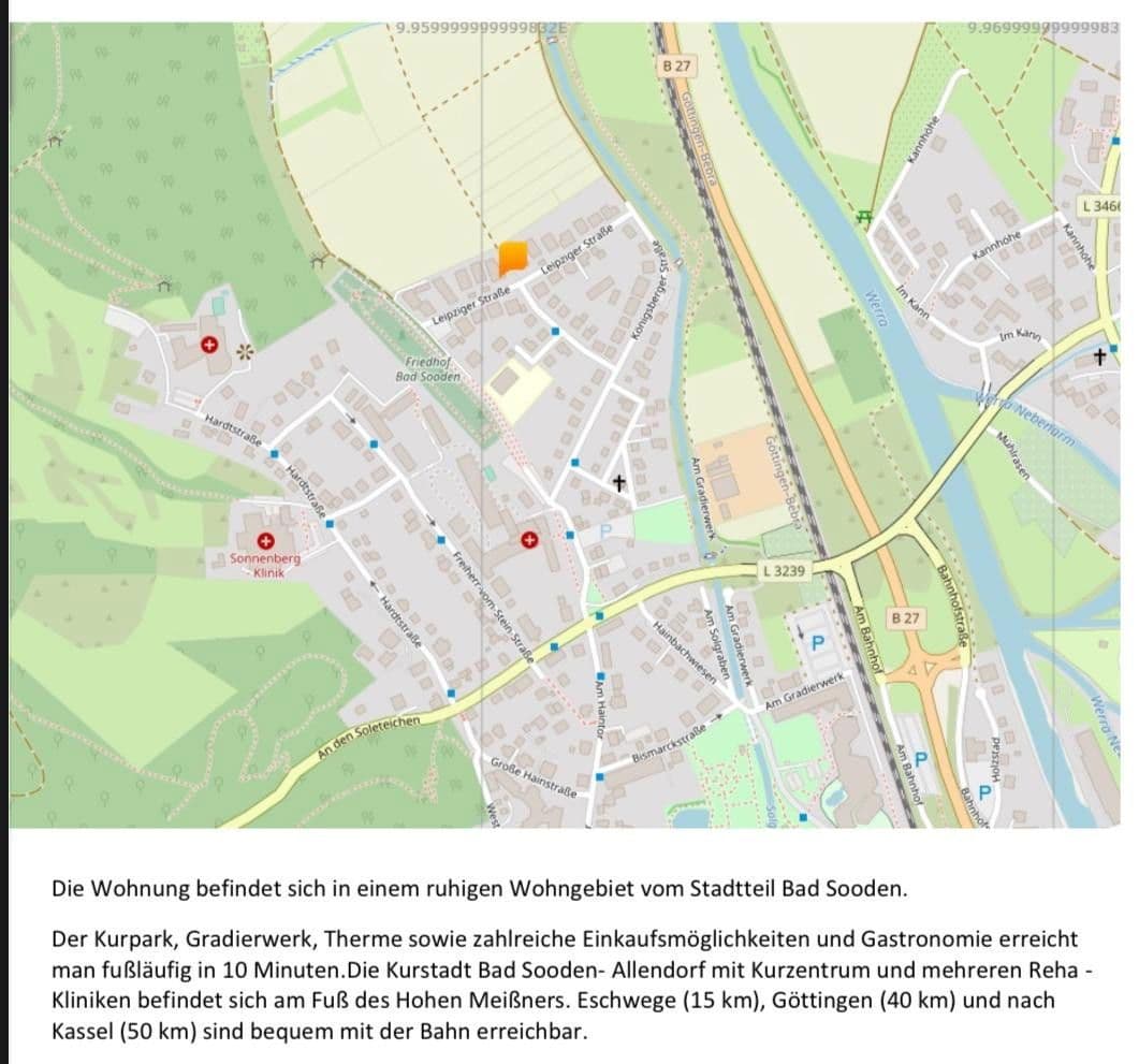 Prodej bytu 1+1 39 m², Leipzigerstr, Bad Sooden-Allendorf, Hessen Prodej bytu 1+1 39 m², Leipzigerstr, Bad Sooden-Allendorf, Hessen