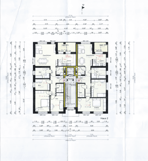 Pronájem bytu 4+1 105 m², Winterweg 23, Lippstadt, Severní Porýní-Vestfálsko Pronájem bytu 4+1 105 m², Winterweg 23, Lippstadt, Severní Porýní-Vestfálsko