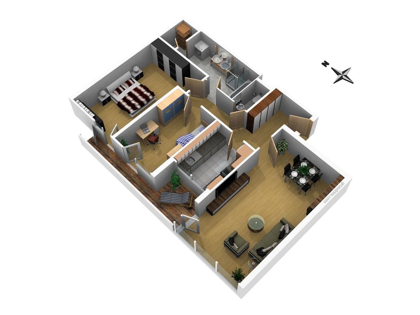 Prodej bytu 3+1 83 m², Goldmühlestraße, Sindelfingen, Bádensko-Württembersko Prodej bytu 3+1 83 m², Goldmühlestraße, Sindelfingen, Bádensko-Württembersko