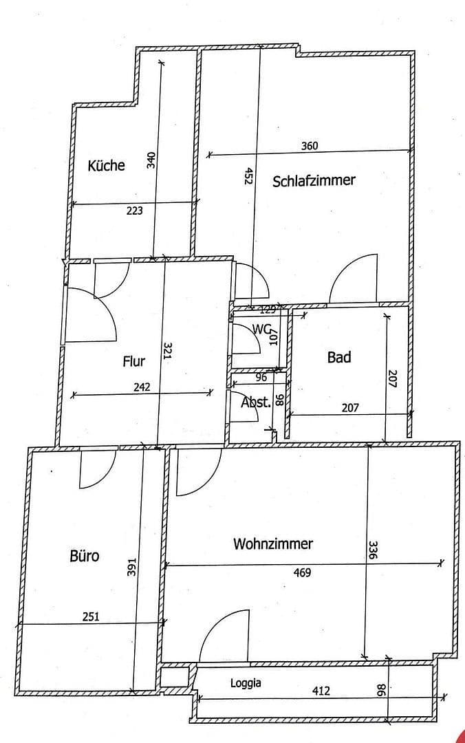 Pronájem bytu 3+1 64 m², Kleiner Sand 105, Uetersen, Šlesvicko-Holštýnsko Pronájem bytu 3+1 64 m², Kleiner Sand 105, Uetersen, Šlesvicko-Holštýnsko