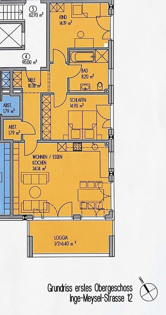 Prodej bytu 3+1 90 m², Ingolstadt, Bavorsko Prodej bytu 3+1 90 m², Ingolstadt, Bavorsko