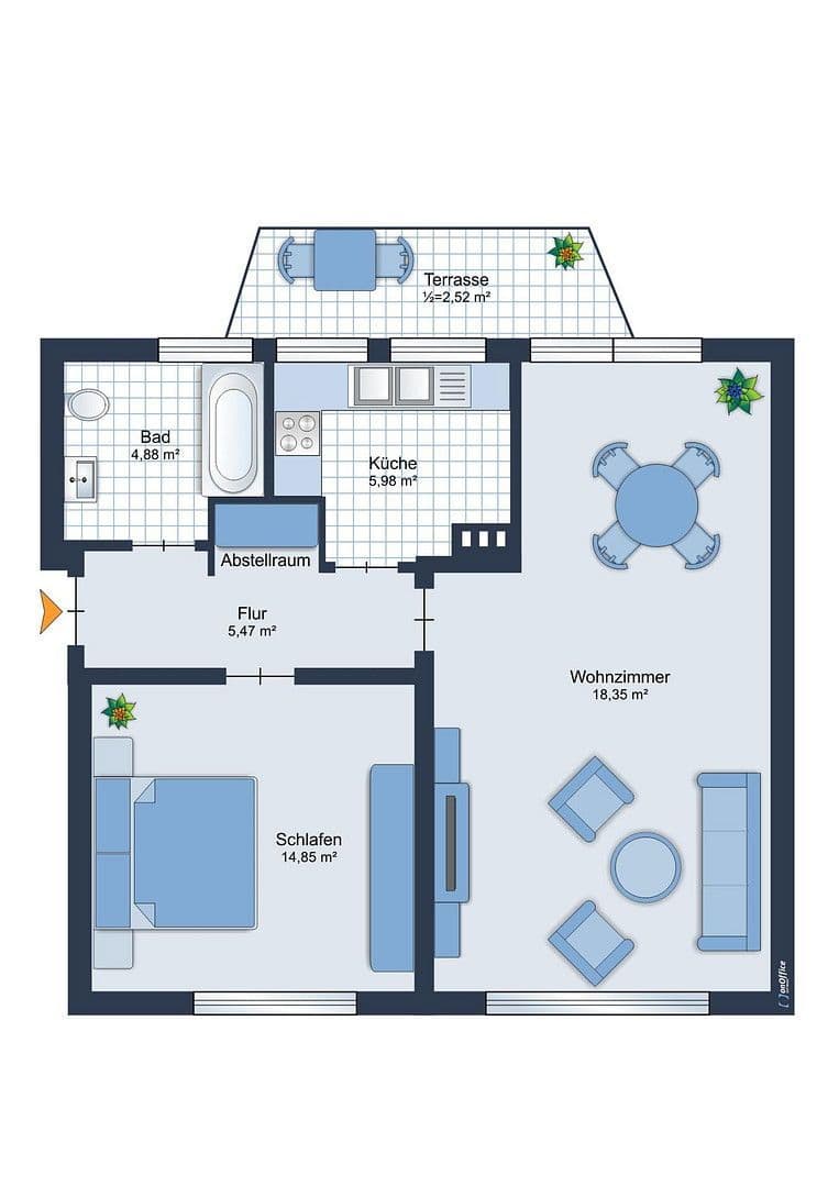 Pronájem bytu 2+kk 52 m², Haltern am See, Severní Porýní-Vestfálsko Pronájem bytu 2+kk 52 m², Haltern am See, Severní Porýní-Vestfálsko