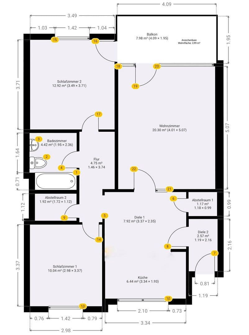 Prodej bytu 3+1 77 m², Achim, Dolní Sasko Prodej bytu 3+1 77 m², Achim, Dolní Sasko