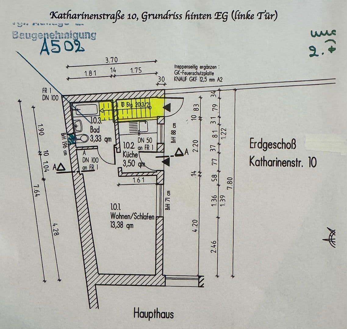 Pronájem bytu 2+1 47 m², Flensburg, Šlesvicko-Holštýnsko Pronájem bytu 2+1 47 m², Flensburg, Šlesvicko-Holštýnsko
