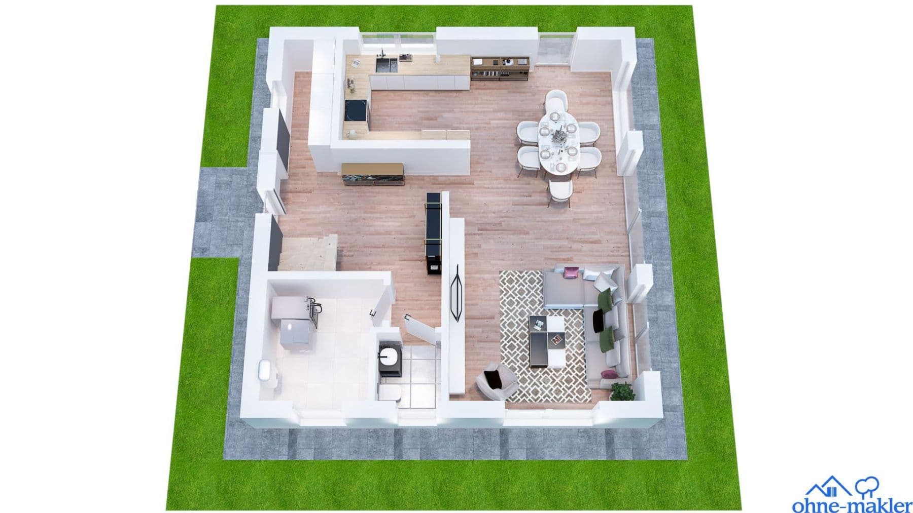 Prodej domu 136 m², pozemek 771 m², Merkendorf, Bavorsko Prodej domu 136 m², pozemek 771 m², Merkendorf, Bavorsko