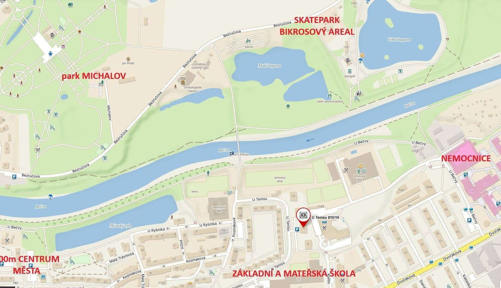 Prodej bytu 2+1 52 m², U Tenisu, Přerov, Olomoucký kraj Prodej bytu 2+1 52 m², U Tenisu, Přerov, Olomoucký kraj