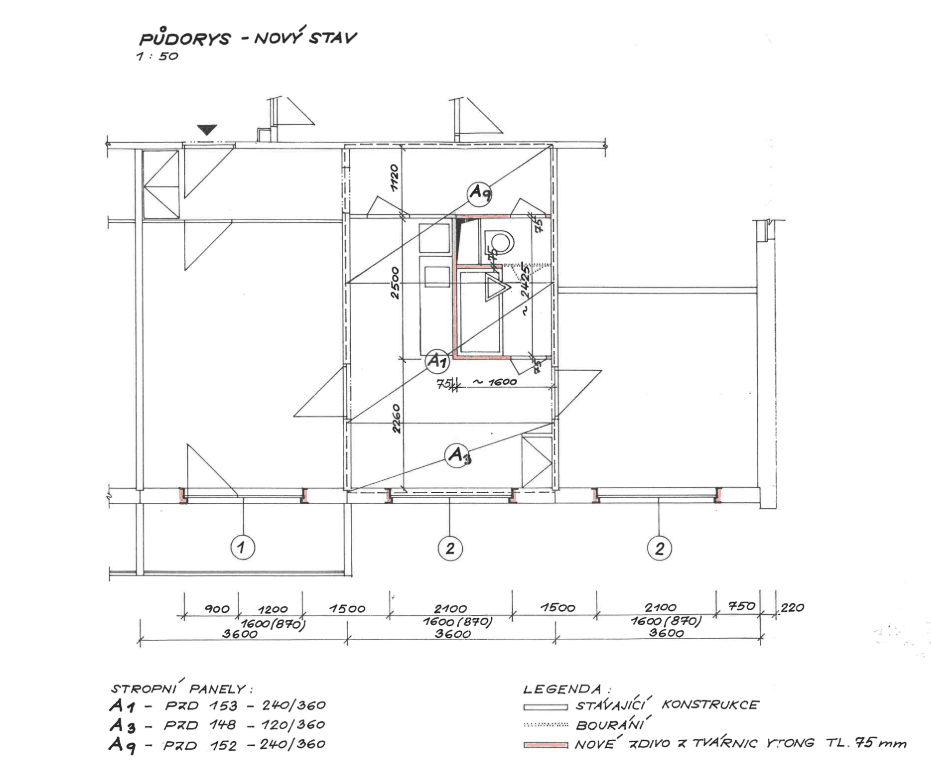 Prodej bytu 2+1 52 m², U Tenisu, Přerov, Olomoucký kraj Prodej bytu 2+1 52 m², U Tenisu, Přerov, Olomoucký kraj