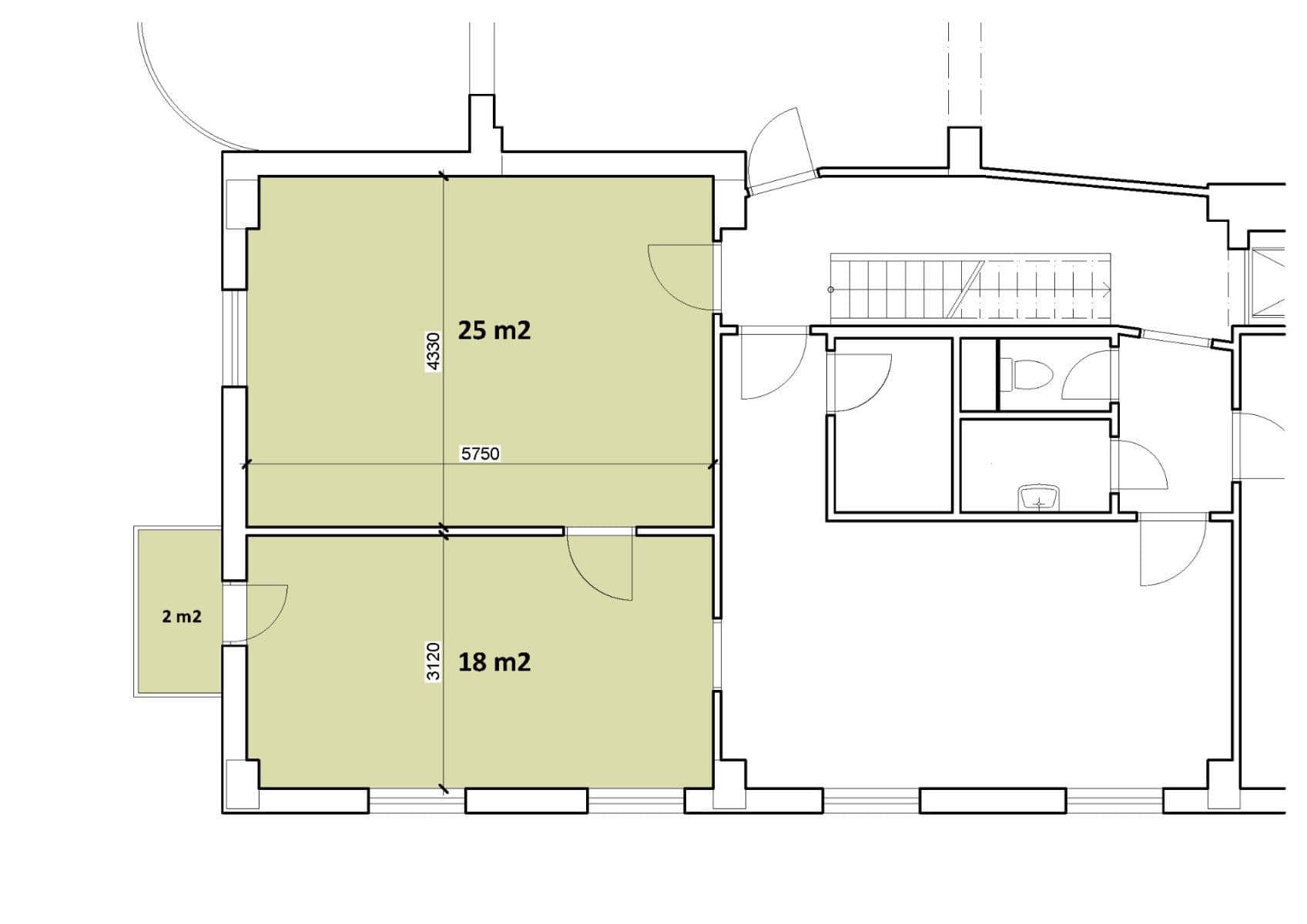 Pronájem kanceláře 43 m², Nový Zlíchov, Praha, Praha Pronájem kanceláře 43 m², Nový Zlíchov, Praha, Praha