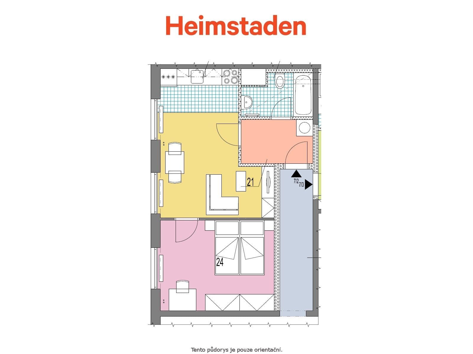 Pronájem bytu 2+kk 43 m², Zakladatelská, Karviná, Moravskoslezský kraj Pronájem bytu 2+kk 43 m², Zakladatelská, Karviná, Moravskoslezský kraj