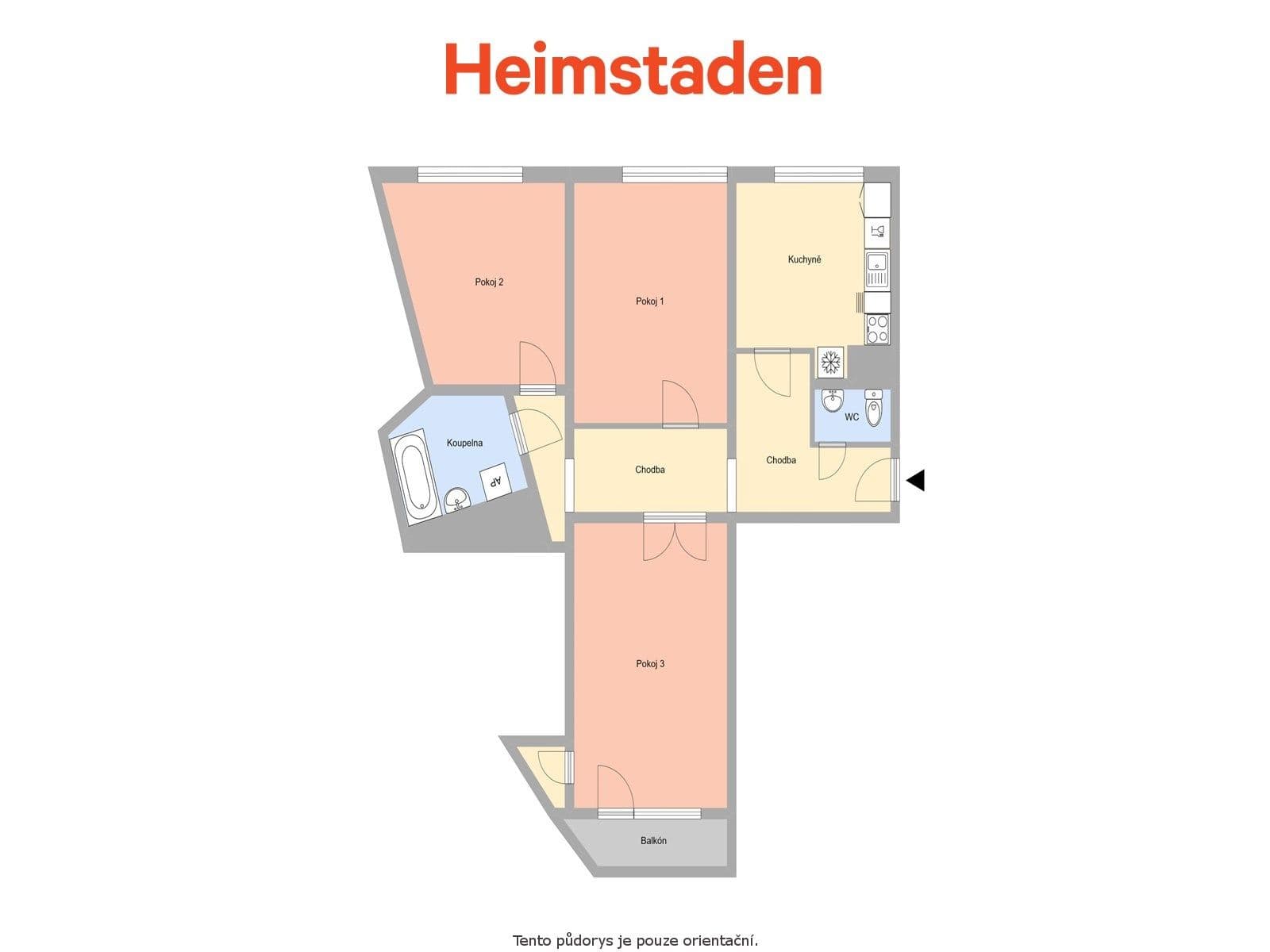 Pronájem bytu 3+1 79 m², Československé armády, Frýdek-Místek, Moravskoslezský kraj Pronájem bytu 3+1 79 m², Československé armády, Frýdek-Místek, Moravskoslezský kraj