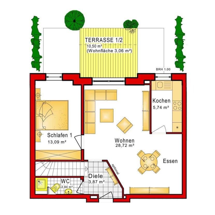 Pronájem bytu 4+kk 97 m², Hühnerheide 107, Dinslaken, Severní Porýní-Vestfálsko Pronájem bytu 4+kk 97 m², Hühnerheide 107, Dinslaken, Severní Porýní-Vestfálsko