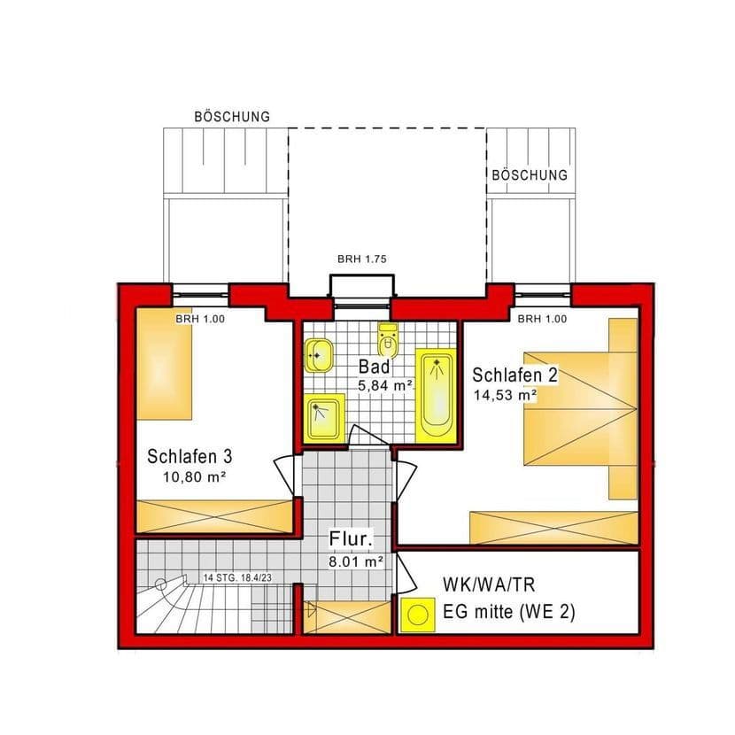 Pronájem bytu 4+kk 97 m², Hühnerheide 107, Dinslaken, Severní Porýní-Vestfálsko Pronájem bytu 4+kk 97 m², Hühnerheide 107, Dinslaken, Severní Porýní-Vestfálsko