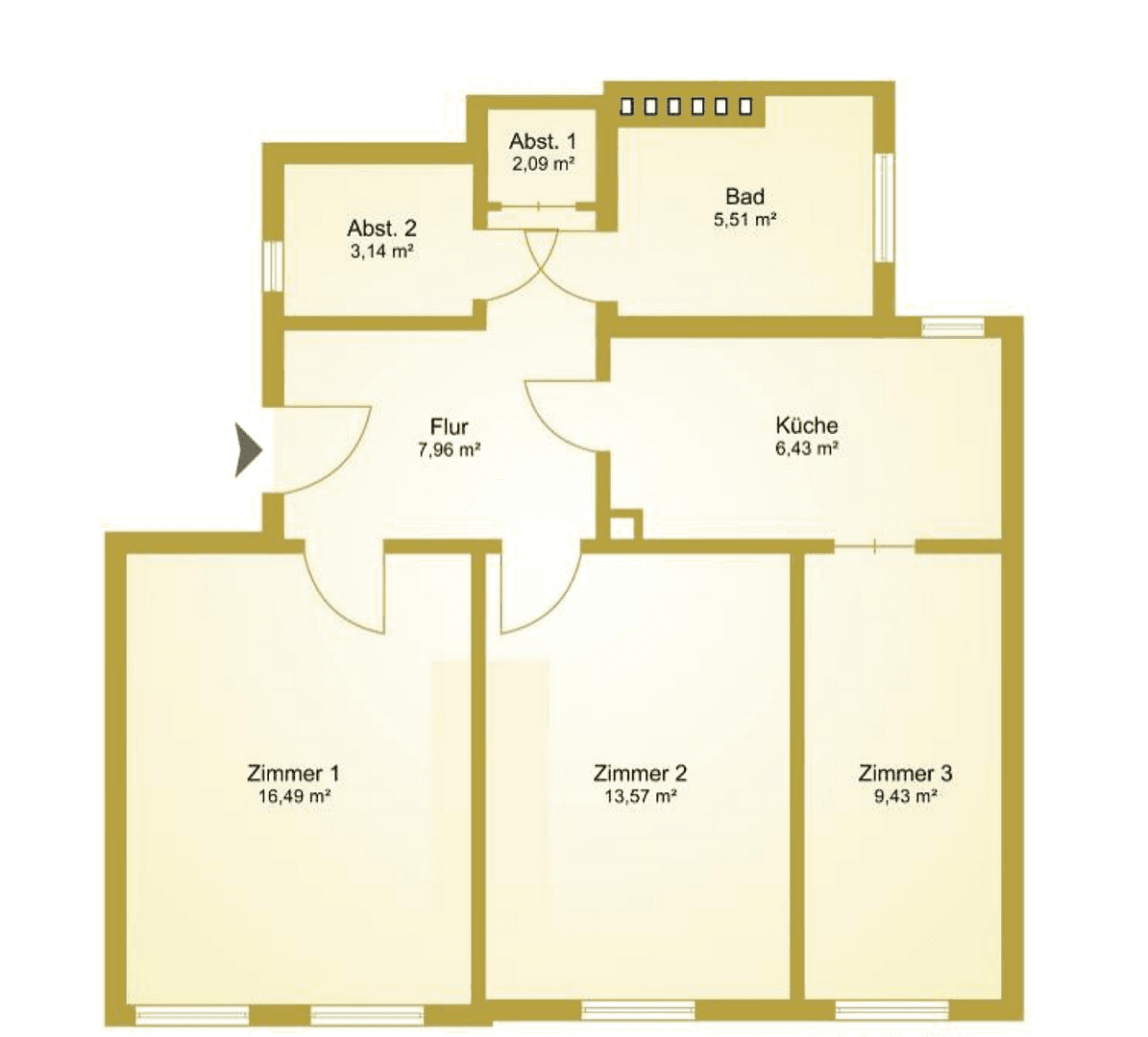 Prodej bytu 2+kk 66 m², Friedrichstraße 5, Hamburg, Hamburg Prodej bytu 2+kk 66 m², Friedrichstraße 5, Hamburg, Hamburg