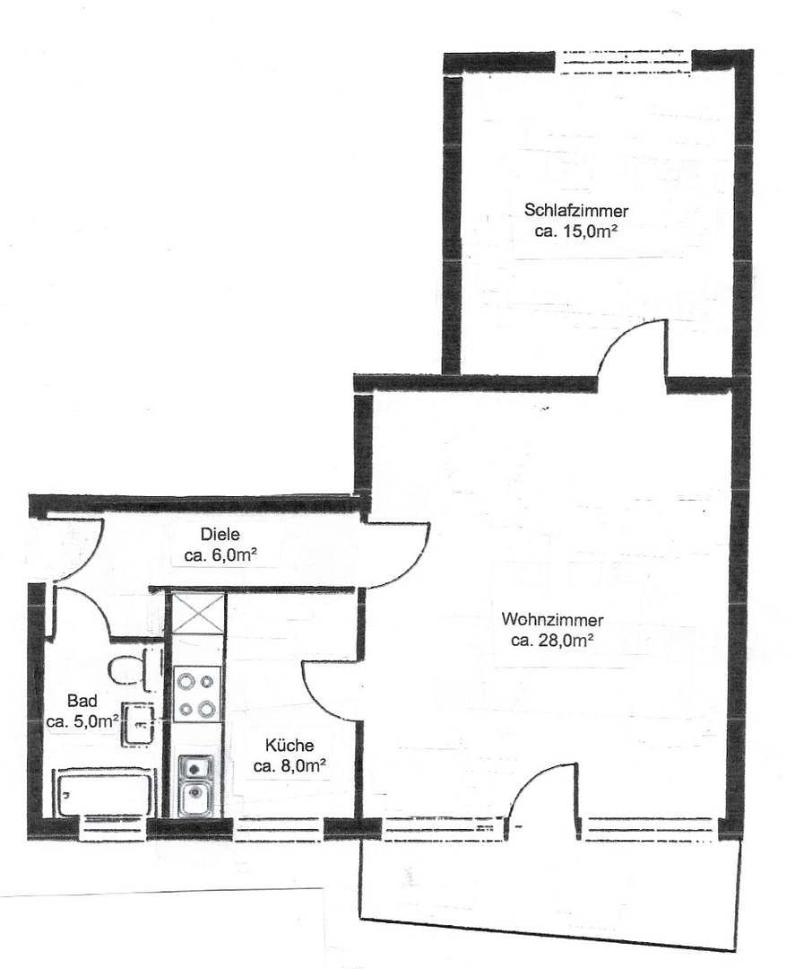 Pronájem bytu 2+1 65 m², Stahlstr. 10, Erkrath, Severní Porýní-Vestfálsko Pronájem bytu 2+1 65 m², Stahlstr. 10, Erkrath, Severní Porýní-Vestfálsko