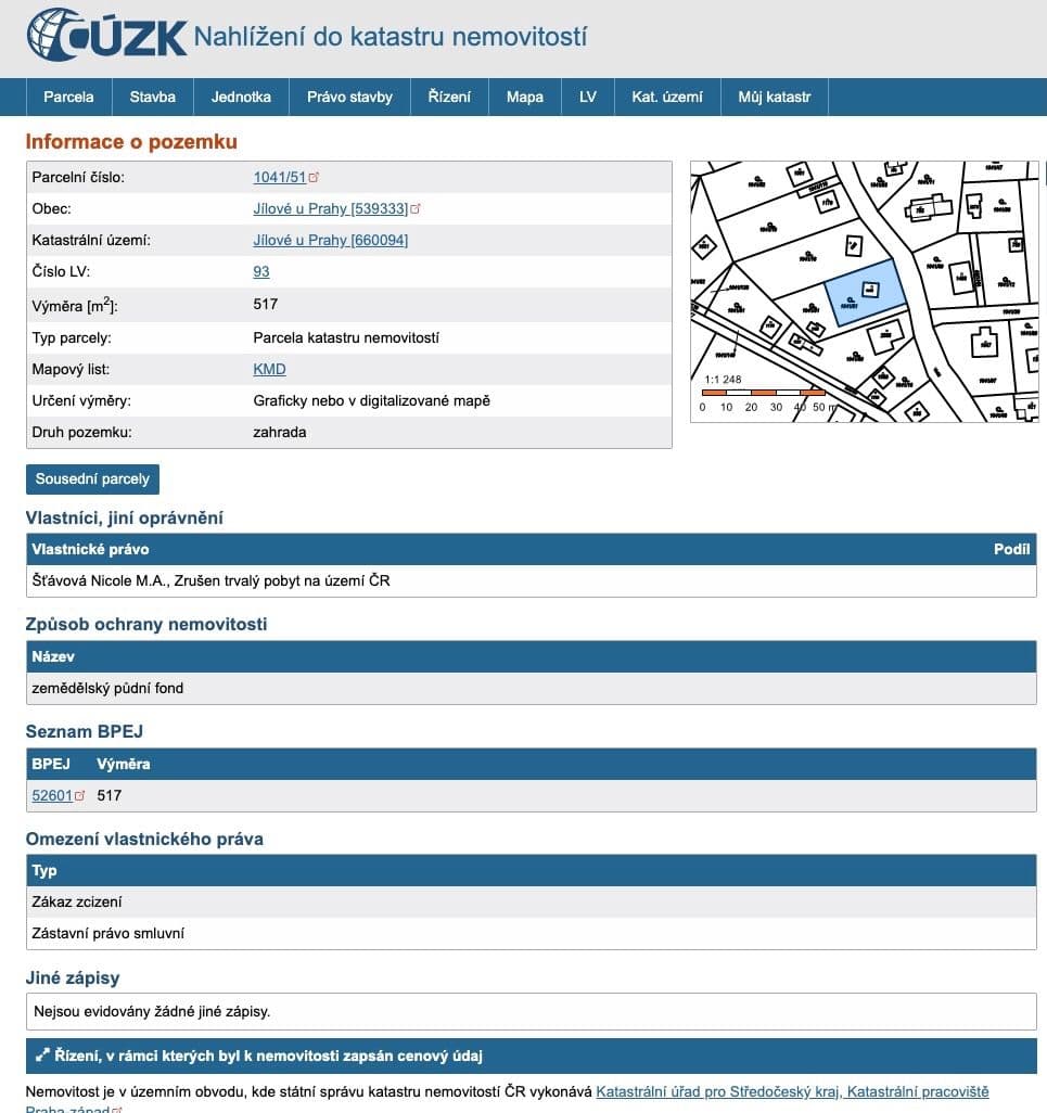 Prodej pozemku 1.016 m², Vlnitá, Jílové u Prahy, Středočeský kraj Prodej pozemku 1.016 m², Vlnitá, Jílové u Prahy, Středočeský kraj