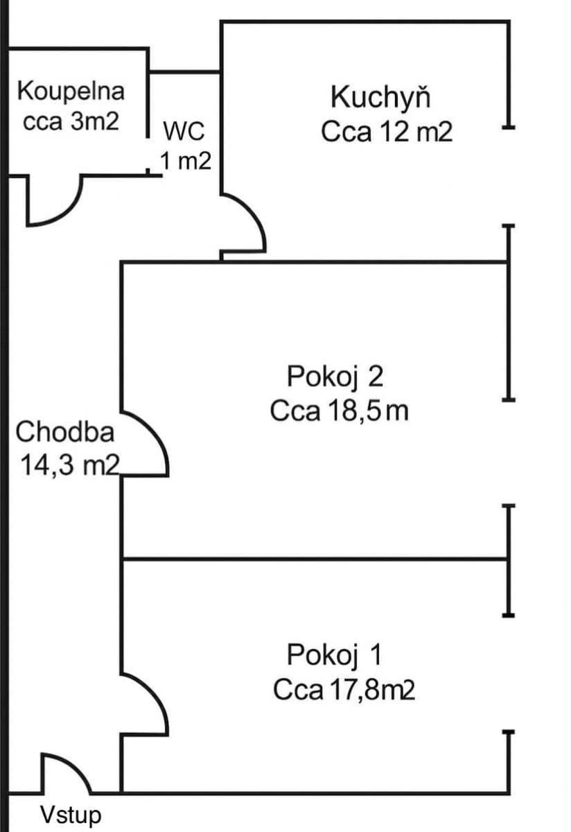 Prodej bytu 2+1 67 m², Kremličkova, Praha, Praha Prodej bytu 2+1 67 m², Kremličkova, Praha, Praha