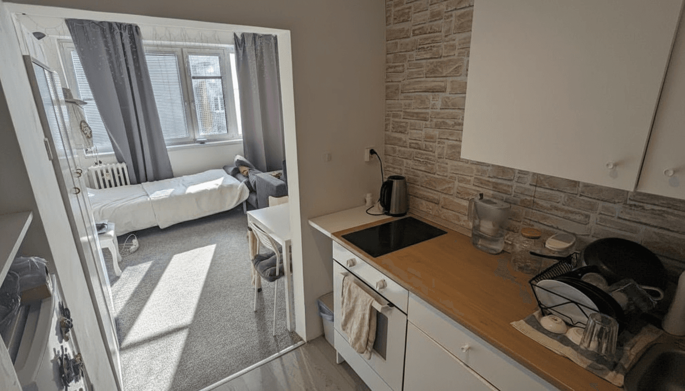Pronájem bytu 1+kk 35 m², Hartigova, Praha, Praha Pronájem bytu 1+kk 35 m², Hartigova, Praha, Praha