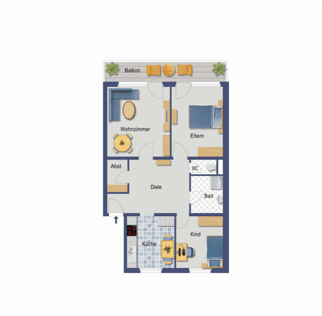Pronájem bytu 3+kk 72 m², Eisengasse 31, Dornbirn, Vorarlbersko Pronájem bytu 3+kk 72 m², Eisengasse 31, Dornbirn, Vorarlbersko
