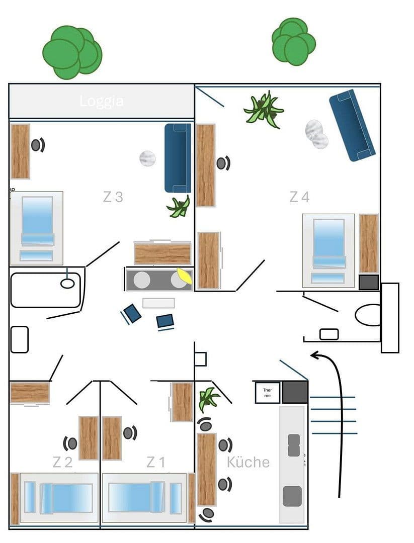 Prodej bytu 4+1 85 m², Münster, Severní Porýní-Vestfálsko Prodej bytu 4+1 85 m², Münster, Severní Porýní-Vestfálsko