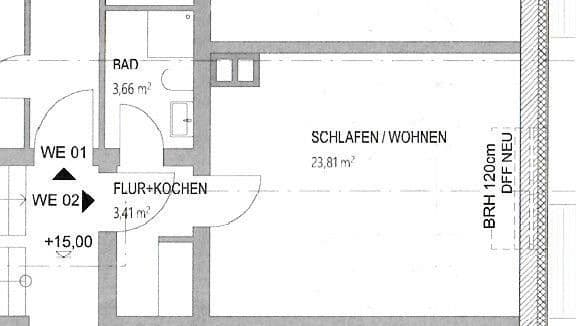 Pronájem bytu 1+1 31 m², München, Bavorsko Pronájem bytu 1+1 31 m², München, Bavorsko