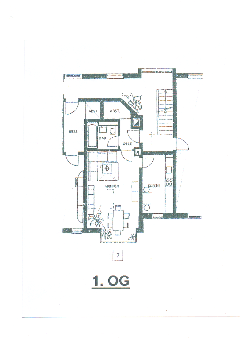 Pronájem bytu 1+1 40 m², Augsburger Str. 43, Dachau, Bavorsko Pronájem bytu 1+1 40 m², Augsburger Str. 43, Dachau, Bavorsko