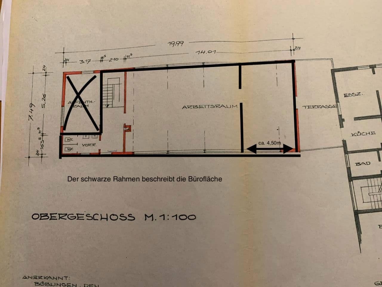 Pronájem kanceláře 130 m², Bunsenstrasse 22, Böblingen, Bádensko-Württembersko Pronájem kanceláře 130 m², Bunsenstrasse 22, Böblingen, Bádensko-Württembersko