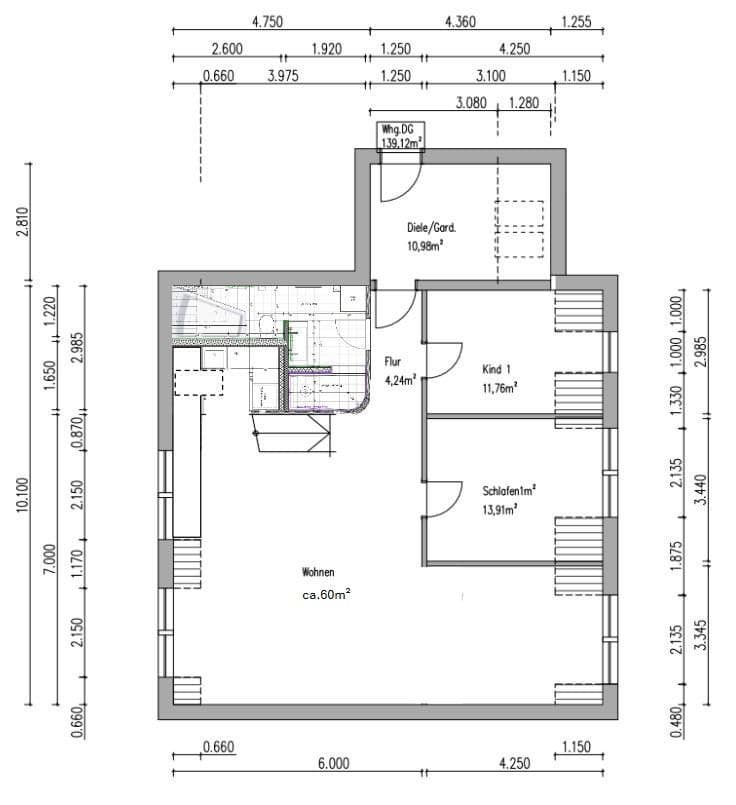 Prodej bytu 4+1 140 m², Klosterstraße 10, Eggenfelden, Bavorsko Prodej bytu 4+1 140 m², Klosterstraße 10, Eggenfelden, Bavorsko