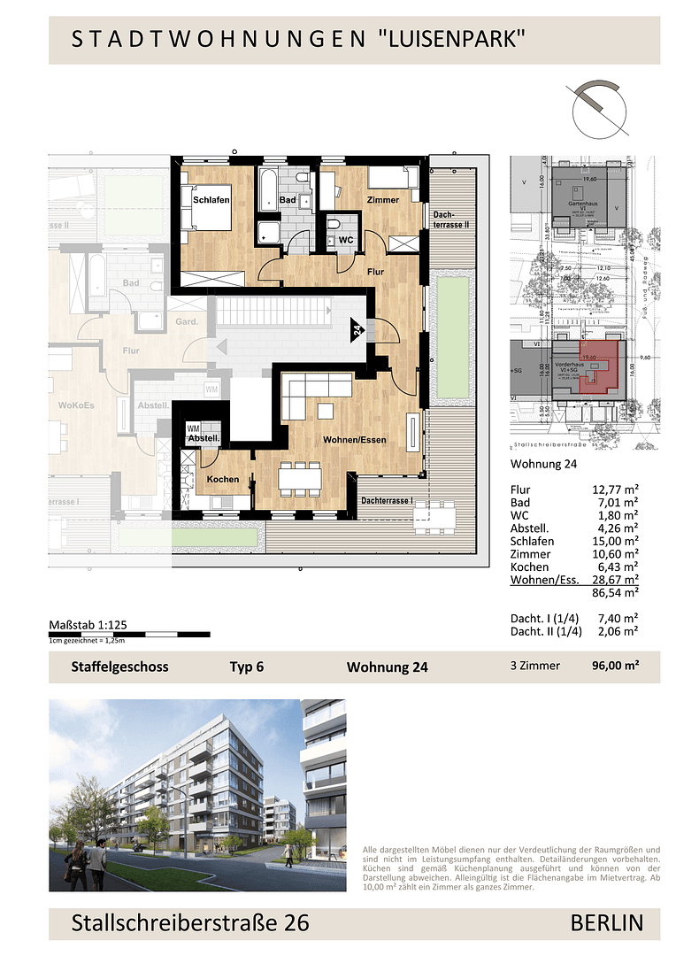 Pronájem bytu 3+1 96 m², Stallschreiberstraße 29, Berlin, Berlín Pronájem bytu 3+1 96 m², Stallschreiberstraße 29, Berlin, Berlín
