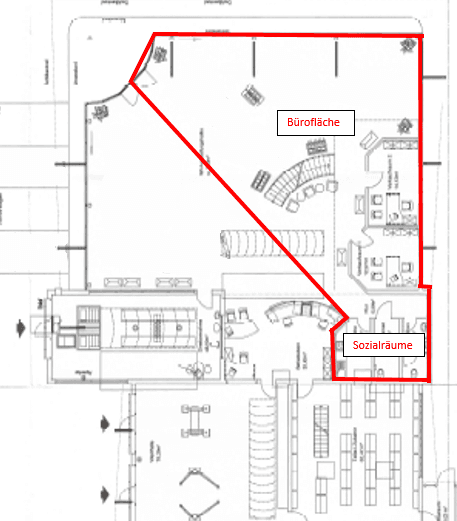 Pronájem kanceláře 220 m², Achern, Bádensko-Württembersko Pronájem kanceláře 220 m², Achern, Bádensko-Württembersko