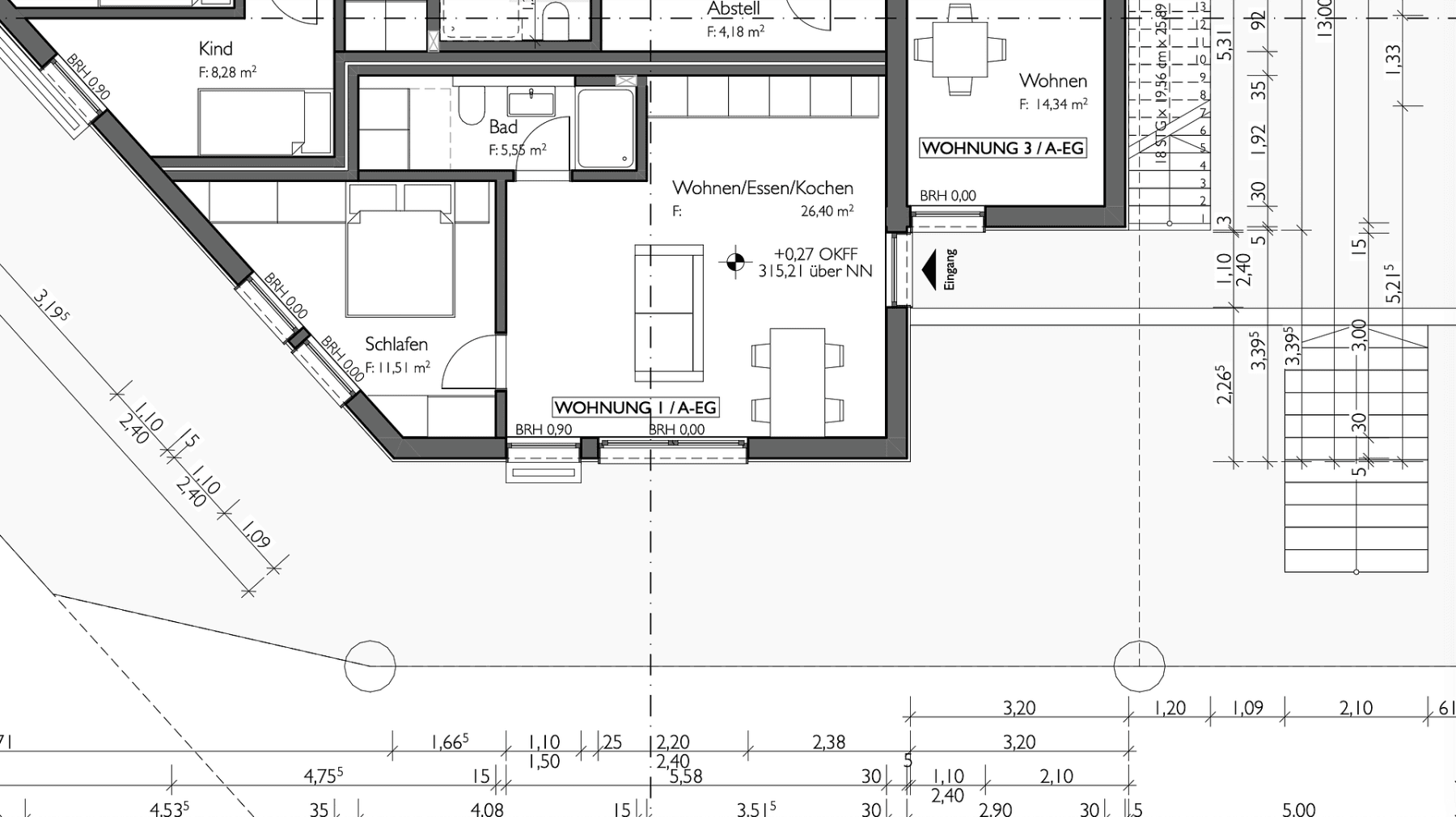 Pronájem bytu 2+1 44 m², Feldbergblick 28, Waldems, Hessen Pronájem bytu 2+1 44 m², Feldbergblick 28, Waldems, Hessen