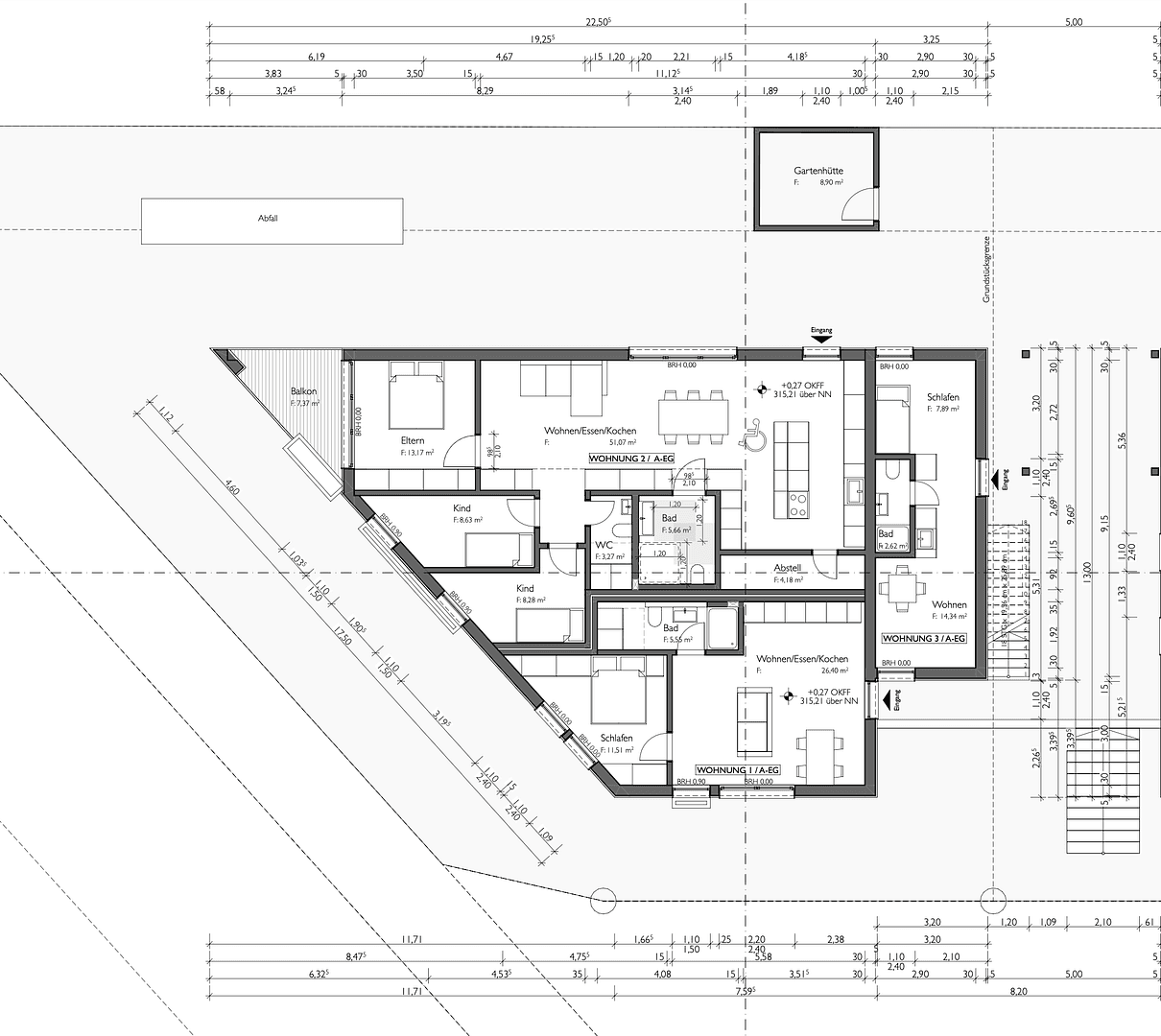 Pronájem bytu 2+1 44 m², Feldbergblick 28, Waldems, Hessen Pronájem bytu 2+1 44 m², Feldbergblick 28, Waldems, Hessen