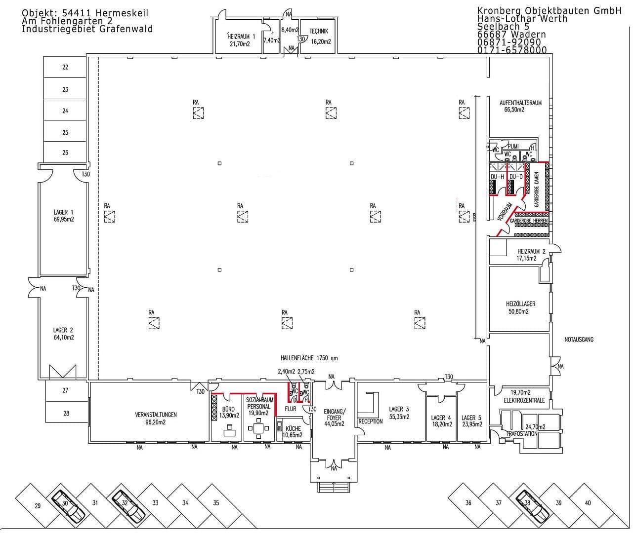 Pronájem nebytového prostoru 2.200 m², Hermeskeil, Porýní-Falc Pronájem nebytového prostoru 2.200 m², Hermeskeil, Porýní-Falc