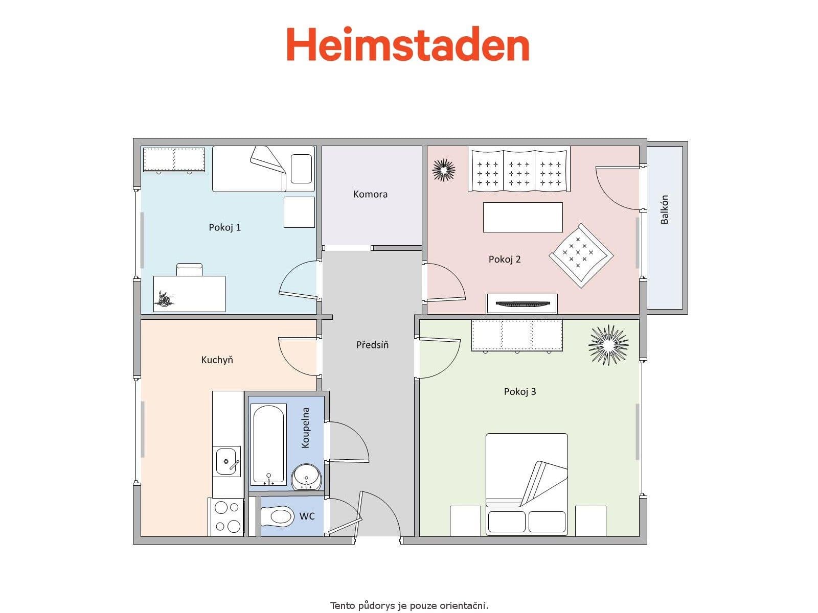 Pronájem bytu 3+1 76 m², Rudé armády, Karviná, Moravskoslezský kraj Pronájem bytu 3+1 76 m², Rudé armády, Karviná, Moravskoslezský kraj