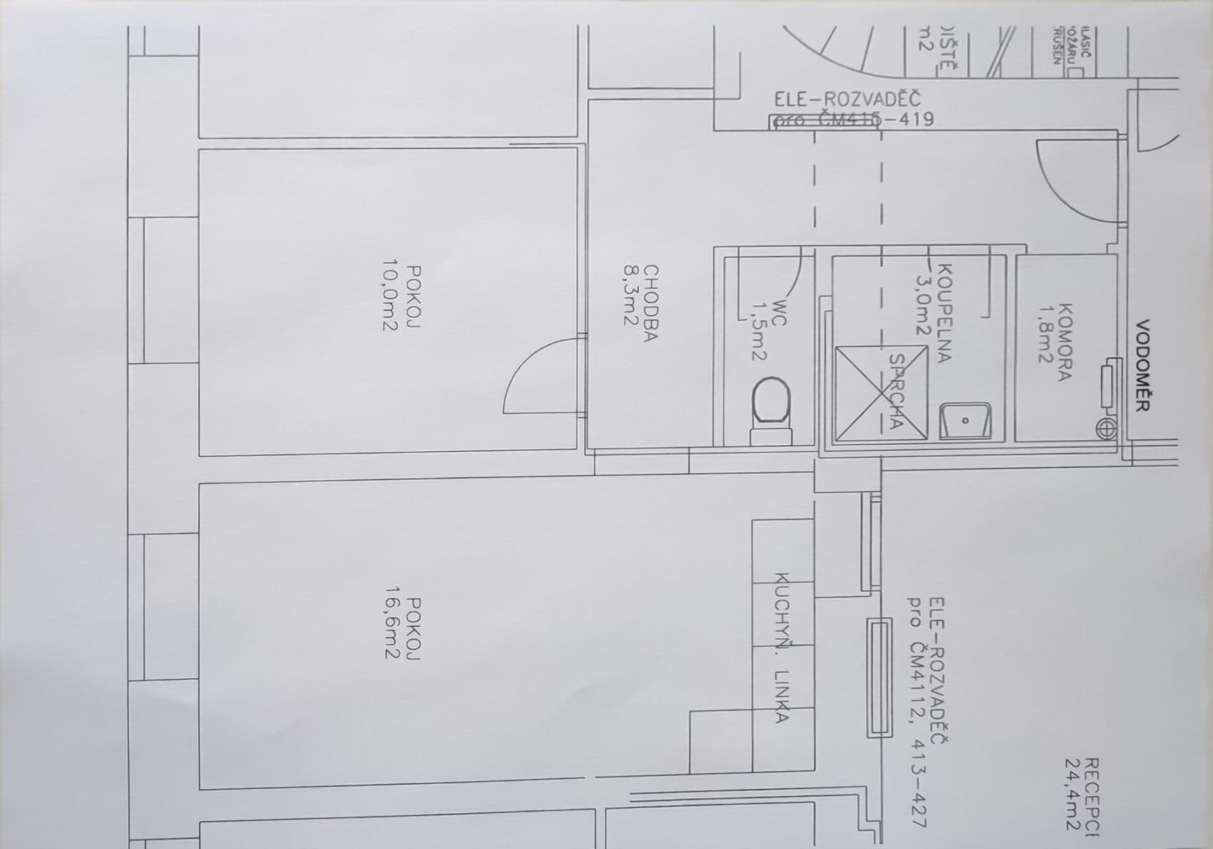 Pronájem bytu 2+kk 41 m², Rumunská, Praha, Praha Pronájem bytu 2+kk 41 m², Rumunská, Praha, Praha