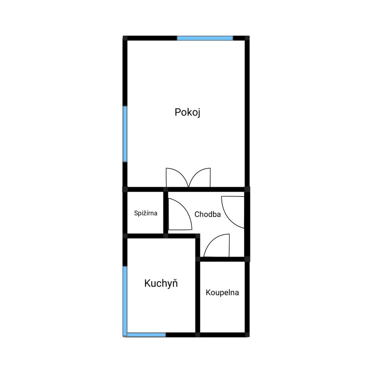 Pronájem bytu 1+1 38 m², V Podhájí, Praha, Praha Pronájem bytu 1+1 38 m², V Podhájí, Praha, Praha
