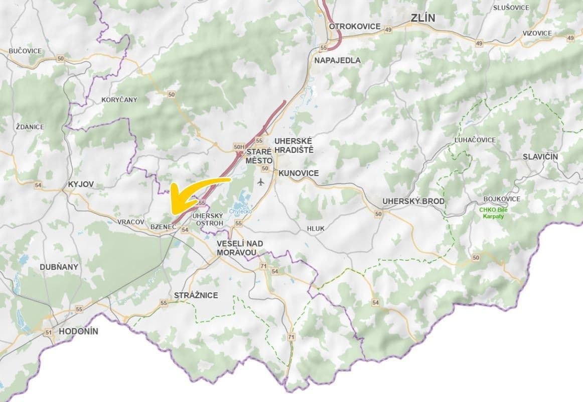 Prodej pozemku 404 m², Bzenec, Jihomoravský kraj Prodej pozemku 404 m², Bzenec, Jihomoravský kraj