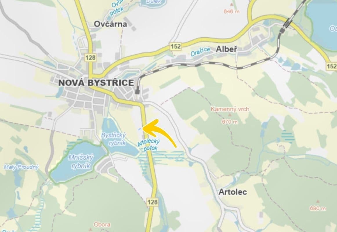 Prodej pozemku 148 m², Nová Bystřice, Jihočeský kraj Prodej pozemku 148 m², Nová Bystřice, Jihočeský kraj